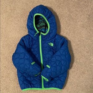 Toddler boys reversible winter jacket